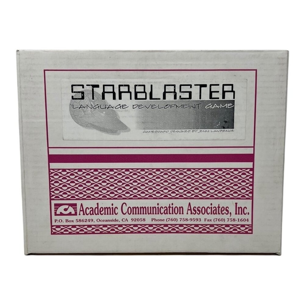 Starblaster Language Development Game 1998 Academic Communication Assoc